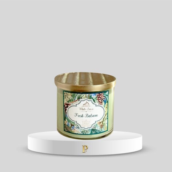 Vela Perfumada 3 Mechas Fresh Balsam de Bath & Body Works - Imagen 2